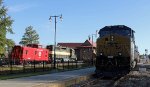 CSX 1776 poses with some SAL relics